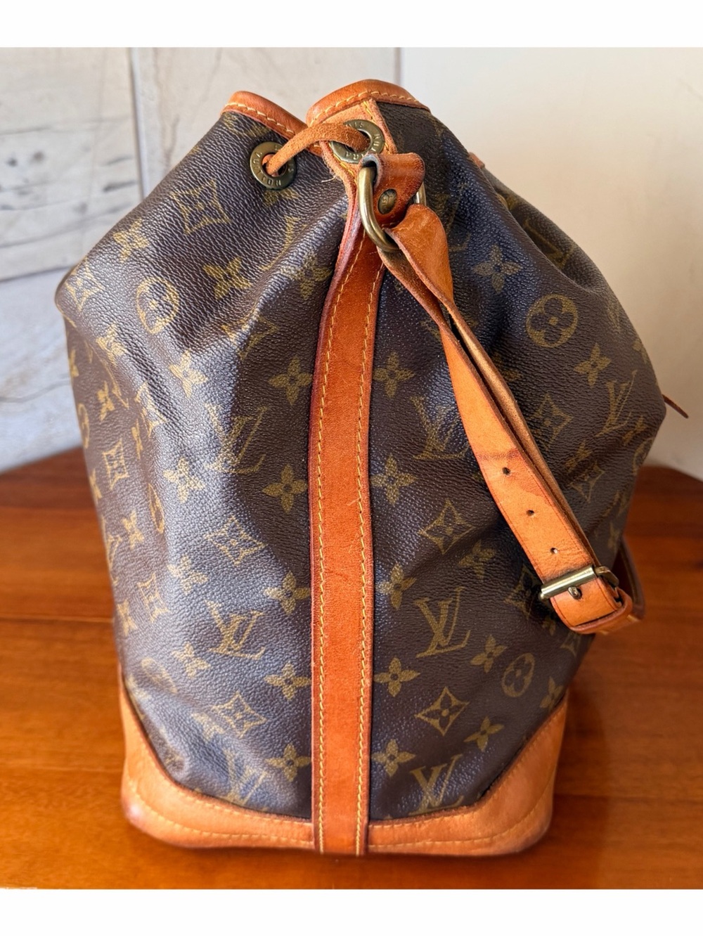 🧡BOHEMIAN🧡LOUIS VUITTON NOE GM SHOULDER BOHO BAG - Picture 5 of 16